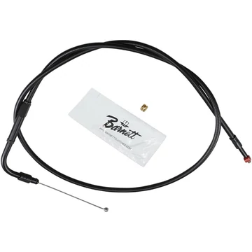 Stealth sorozat alapjárati bowden (toló) 90° fekete vinyl teljesen fekete 29.5" (749 mm) – Twin Cam