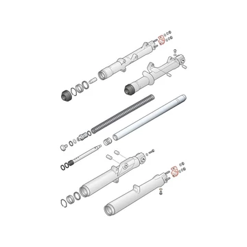 Tengelyszorító kupak Big Twin első villa OEM 45832-77 – Panhead; Shovelhead; Big Twin Evolution; Twin Cam
