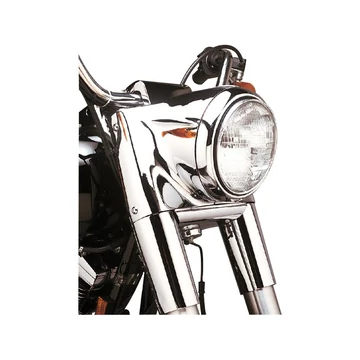 FL külső díszgyűrű gumitömítéssel és 4 rögzítőklipsszel króm – Panhead; Shovelhead