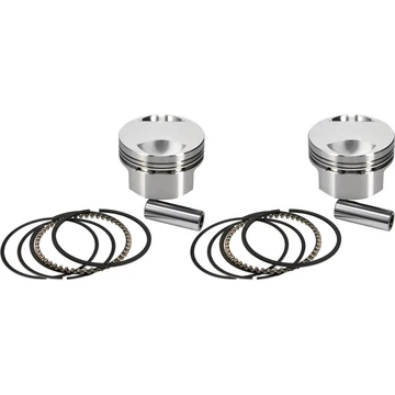 Kovácsolt dugattyúkészlet Sportster löket 3.813" (96.85 mm) furat 3.508" (89.36 mm) Positive Dome +6 cc 10.5:1 +0.010 mm