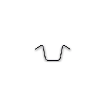 16" Ape Hanger kormány dimpled fekete porszórt 1" gázbowden