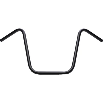 16” (406.4 mm) Ape Hanger kormány nem dimpled fekete porfestett 1” (25.4 mm) bowdenes – Ironhead; Shovelhead