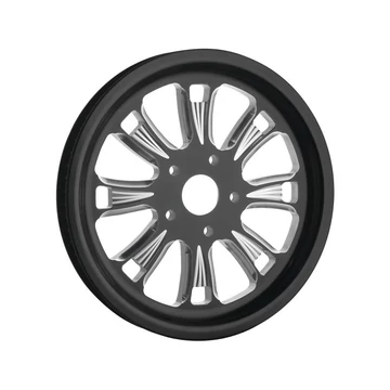 Super Charger szíjtárcsa fekete 1 1/2" 70 fog – Shovelhead; Twin Cam; Big Twin Evolution