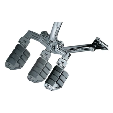 Dually ISO highway lábtartók offsettel és 1-1/4" (32 mm) Magnum gyorsbilinccsel krómozott