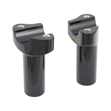 Egyenes kovácsolt 3.5" riser fekete porszórt 1"