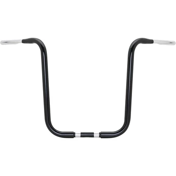 18" Gorilla Apehanger kormány 1" bilincs bemarás nélkül 3 furat fekete porszórt 1.25" elektronikus gázhoz