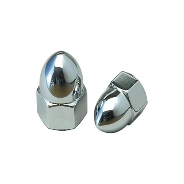 Koronás anyakészlet krómozott 7/16"-14 UNC (11.11 mm-14 UNC)