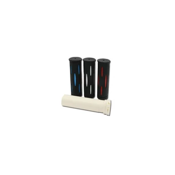 Színes gumi markolat fekete piros 1" bowdenes