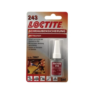Loctite Threadlocker 243 alacsony szilárdságú 5 ml