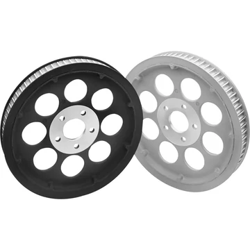OEM hátsó szíjtárcsa ezüst 1 1/2" 70 fog – Shovelhead; Big Twin Evolution; Twin Cam