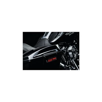Oldaltáska fedél dísz fekete – Big Twin Evolution; Twin Cam