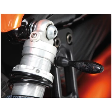 LED index fekete porszórt – Sportster, Dyna, V-Rod – Twin Cam, Evo, Ironhead – 2002–2017