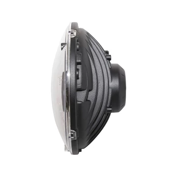 LED fényszóró 7 inch fekete Harley Sportster Dyna Softail Touring