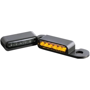 Index led fekete eloxált füst