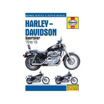 Sportster XL XLH XLCH XLS XLX 883 1000 1100 1200 (70–13) szerviz és javítási kézikönyv – Ironhead; Sportster Evolution