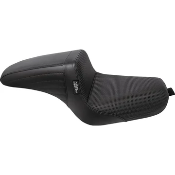 Kickflip ülés kosármintás fekete vinyl – Sportster Evolution