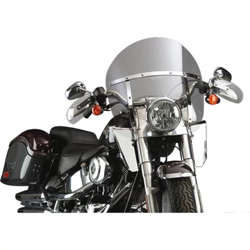 SwitchBlade Chopped gyorskioldós szélvédő magasság 21.1" szélesség 22.2" világos füst – Twin Cam; Big Twin Evolution