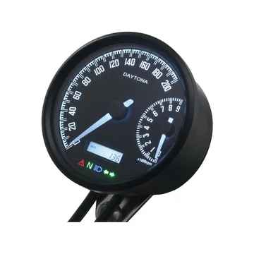 Velona-W sebességmérő fordulatszámmérő 200 fekete porszórt 80 mm