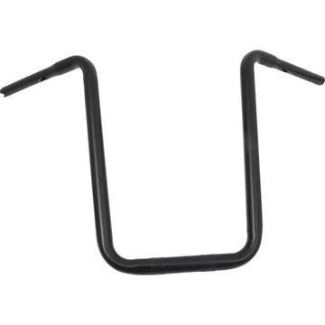 19" Standard Ape Hanger kormány bemarás nélkül 3 furat fekete porszórt 1.25" elektronikus gázhoz