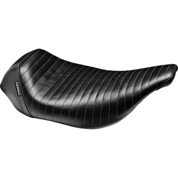 Bare Bones szóló ülés steppelt fekete vinyl – Big Twin Evolution; Twin Cam
