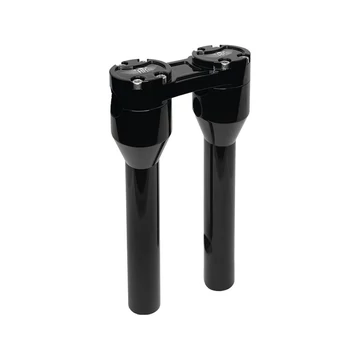8" Clubstyle Straight riser fekete bilincs fekete 1 1/4" – Twin Cam; Milwaukee-Eight; Big Twin Evolution