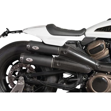 2 az 2 ben dobkészlet Sportster S modellekhez Tracker karbon végkupakkal fekete kerámia bevonat – Sportster Evolution