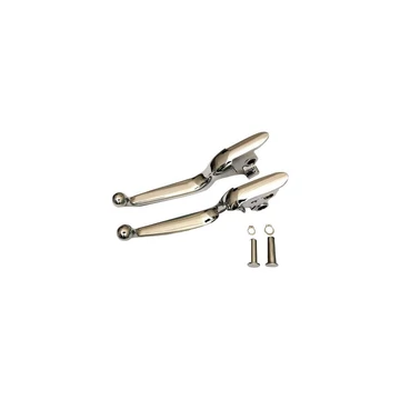 Ergonomikus kézvezérlő cserekarok sima króm bowdenes kuplung – Milwaukee-Eight