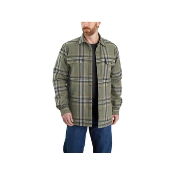 Relaxed Fit vastag flanel sherpa béléses ingdzseki S