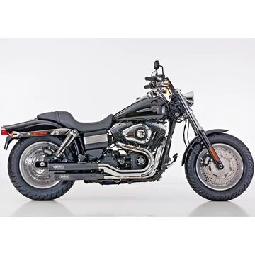 Performance slip on dob Fat Bob és Wide Glide modellekhez fekete porszórt – Twin Cam