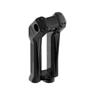 Club Style Pullback riser készlet műszer nélküli modellekhez 8.5" magasság 1 1/4" bilincs fekete eloxált
