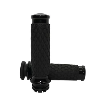 Diamond Contour markolatok fekete 1" (25.4 mm) elektronikus gázhoz – Twin Cam; Milwaukee-Eight