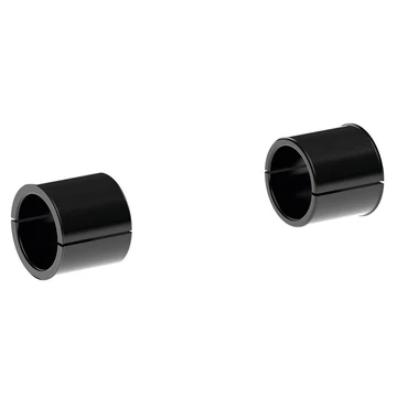 Kormány szűkítő persely készlet 1.25" (31.75 mm) → 1" (25.4 mm) fekete eloxált