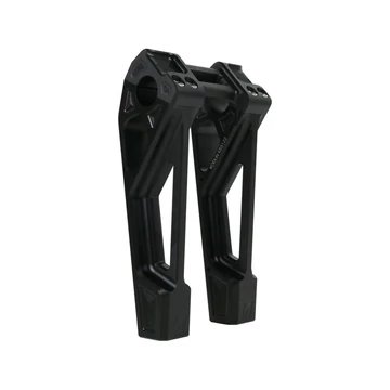 8” univerzális Fastback riser fekete eloxált 1”