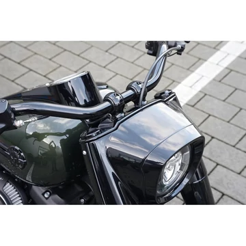 Felső villavég kupakok matt fekete – Big Twin Evolution; Twin Cam
