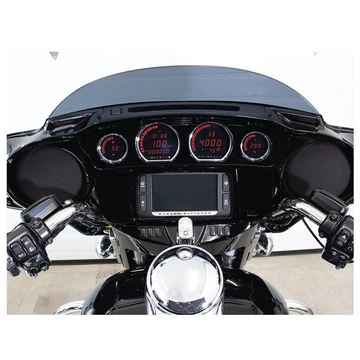 HD-06 4 műszeres készlet piros háttérvilágítás – Twin Cam; Milwaukee-Eight