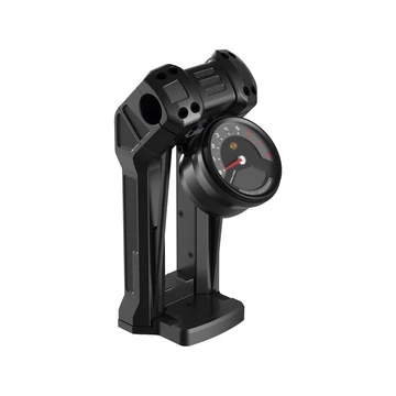 Club Style Pullback riser készlet alsó rögzítésű kerek műszerhez 10" magasság 1 1/4" bilincs fekete eloxált