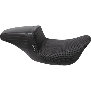 Kickflip ülés kosármintás 12.5” (317.5mm) ülőfelület fekete vinyl – Milwaukee-Eight