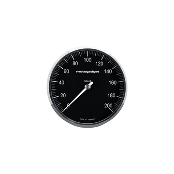 motoscope chronoclassic 2.0 műszer 200 mph 200 km/h polírozott alumínium keret 80 mm