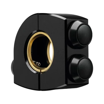 mo.switch nyomógombos bilincs 1” (25.4 mm) vagy 7/8” (22.225 mm) 3 fekete gomb fényes fekete eloxált