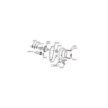Króm 1/4" alátét 7/16" külső átmérővel lapos alátét