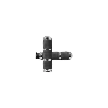 Air Cushion markolatok fekete gumi króm 7/8" (22.2 mm) elektronikus gázhoz