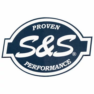 S&amp;S Logo sticker 76,2 mm