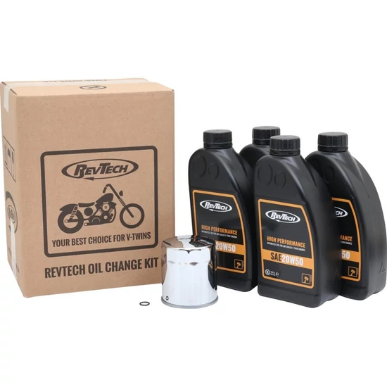 RevTech motorolajcsere készlet SAE 20W50 4 liter flakon