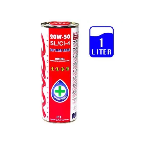 20W50 SL/CI-4 XADO motorolaj 1liter