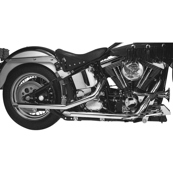 Lépcsőzetes Slash Cut Drag csövek Slash Cut króm 1.75