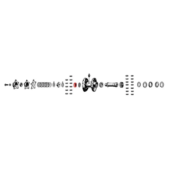 Belső távtartó alátétek kerékcsapágyak közé 10 db 43552-39 – Knucklehead; Panhead; Shovelhead