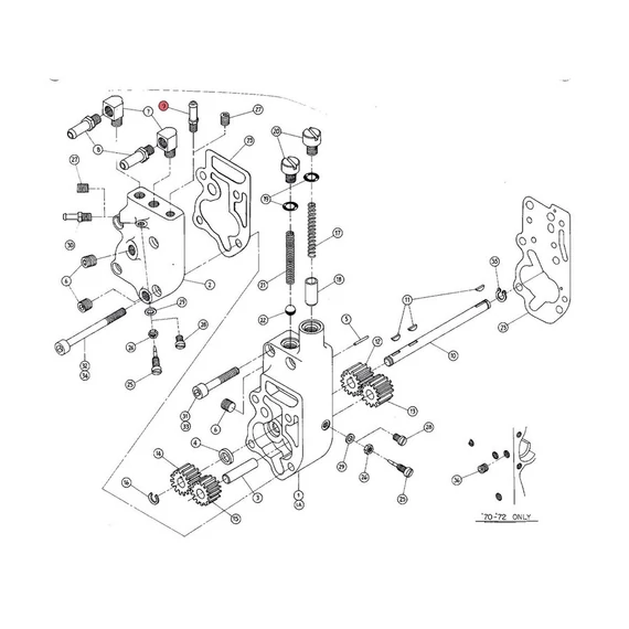 Krómozott primer láncolaj csatlakozó – Shovelhead; Big Twin Evolution