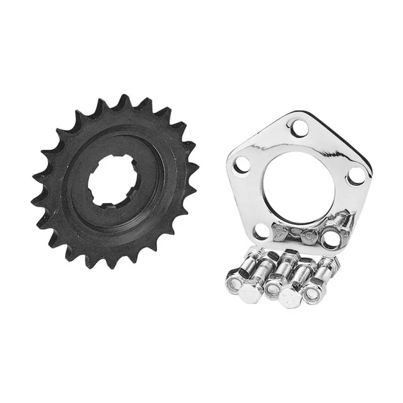 22 fogas offset 8 mm váltólánckerék és távtartó készlet – Flathead; Knucklehead; Panhead; Shovelhead; Big Twin Evolution