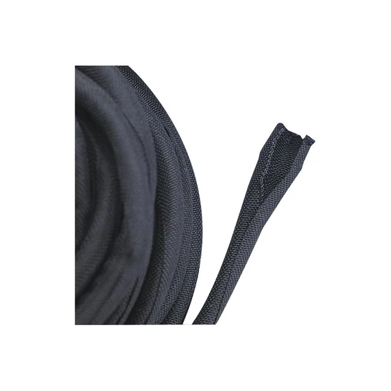 Kábelköteg védőhüvely fél inch (1.3 cm) fekete Wrap It huzatvédő