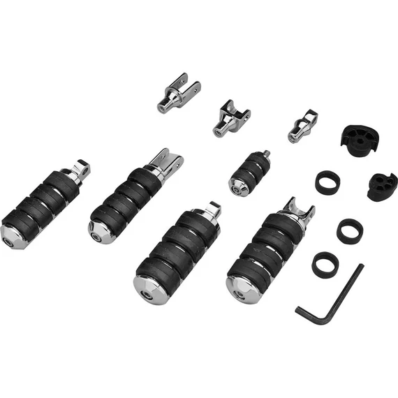 Small ISO lábtartók krómozott – Sportster Evolution; Twin Cam; Big Twin Evolution; Revolution